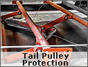 Tail pulley protection